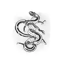 five scorpions fighting a big snake tattoo design idea