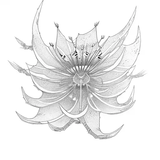 spider lily's samurai warriors  tattoo design idea