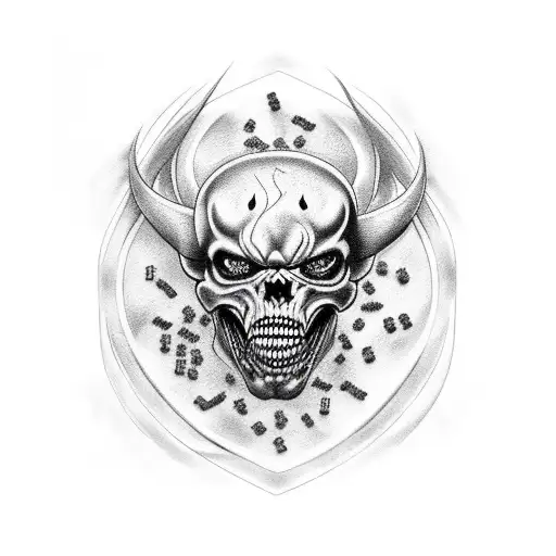 dark mark tattoo design idea