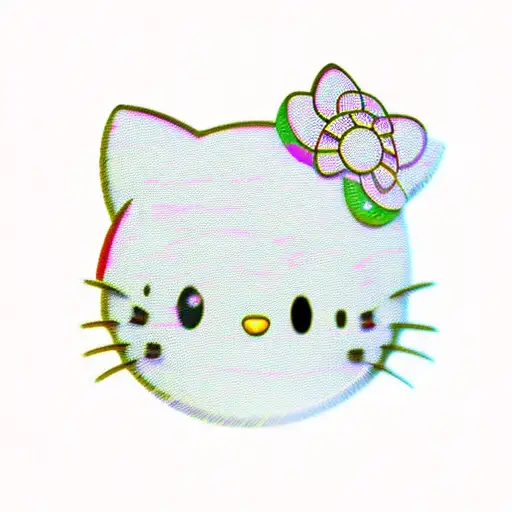 hello kitty tattoo design idea