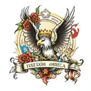 freedom, America, family, religion  tattoo design idea