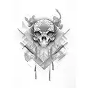 risk rich tattoo design idea