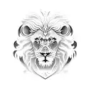 Lion,Tarot,Demon,Space tattoo design idea