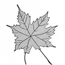 Maple Leaf tattoo design idea