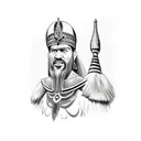 skanderbeg tattoo design idea