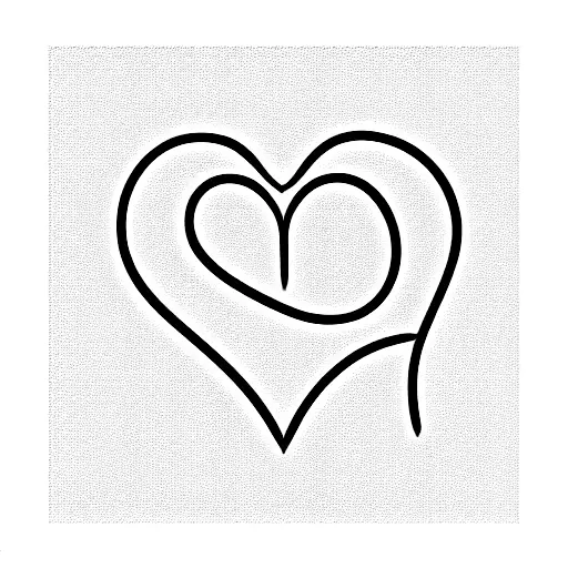 chemical markup of Serotonin turning into a flatrate heart rhythm.  tattoo design idea