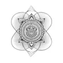 Aum sing tattoo design idea