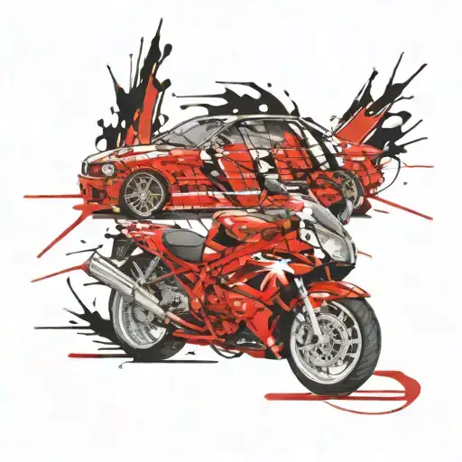 Bmw e36 coupes tattoo design idea