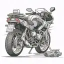 Bmw e36 320i coupe tattoo design idea