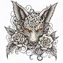 Mixed Emotion tattoo design idea