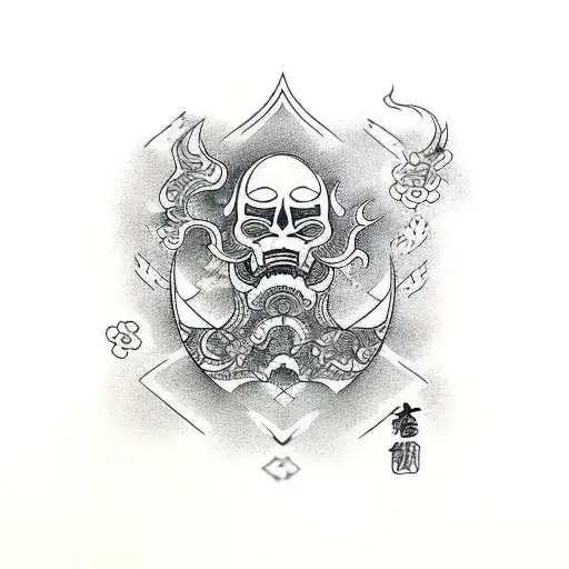 Burn the boats tattoo design idea