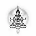 gyatri mantra  tattoo design idea