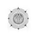 gyatri mantra  tattoo design idea