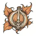 onion   tattoo design idea