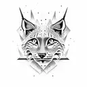 lynx army tattoo design idea