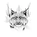 lynx army tattoo design idea