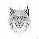lynx army tattoo design idea