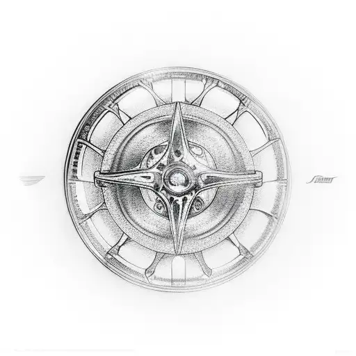 Wheel Tattoo Stock Photos and Images - 123RF