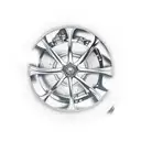 rim of a car wheel with ace of spade  tattoo design idea