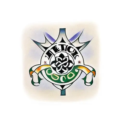 Celtic football club tattoo design idea