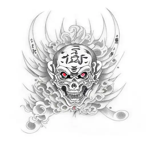 shinigami tattoo design idea