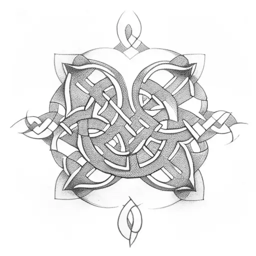 Celtic knot Symbol Sleeve tattoo Family symbol leaf triquetra logo png   Klipartz