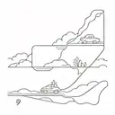 road 96 tattoo design idea