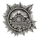 An intricate mandala design incorporating symbols of strength and resilience from your Latina roots, with hidden images of coffee beans and mountain peaks, representing your passions and interests tattoo design idea