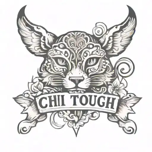 "Chi-Tough" est 1871 tattoo design idea