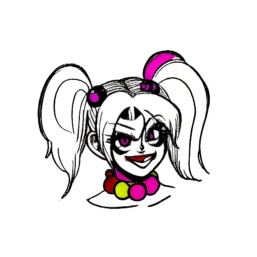 Harley Quinn tattoo design idea