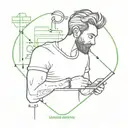 software developer tattoo design idea