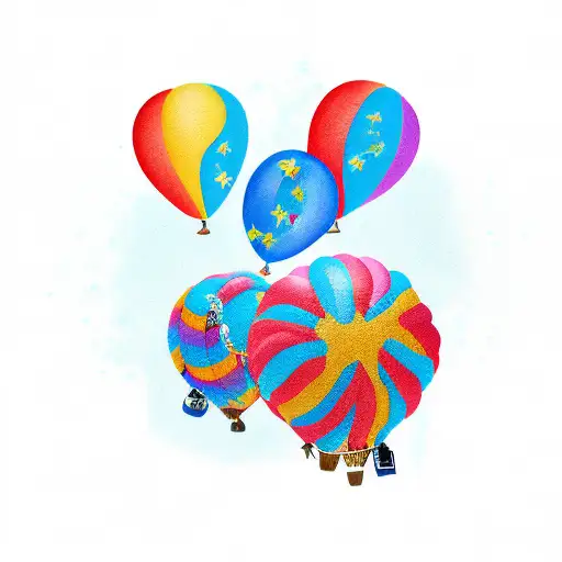Billy's balloons tattoo design idea