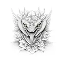 cobra com flores tattoo design idea