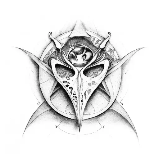 endometriosis, gothic, witchy tattoo design idea