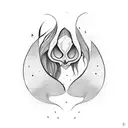 endometriosis, witchy tattoo design idea