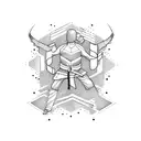 taekwondo tattoo design idea