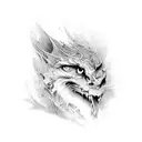 птица гамаюн tattoo design idea