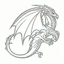 game of thrones dragon tattoo design idea