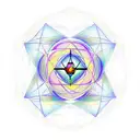 metatron's cube merging with the chakra system tattoo design idea