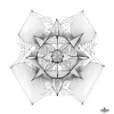 metatron's cube tattoo design idea