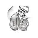 father with daighter and son, farher agend 40, children around 15 tattoo design idea