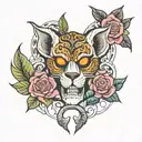 fag tattoo design idea