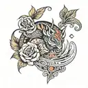 fag tattoo design idea