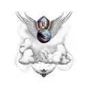 Icarus falling  tattoo design idea