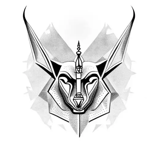 Anubis tattoo design idea