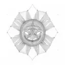 simplic thin lined Tattoo that is symbolic of nerve damage due to spinal cord injury but also captures a love for scienc tattoo design idea