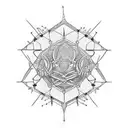 simplic thin lined Tattoo that is symbolic of nerve damage due to spinal cord injury but also captures a love for scienc tattoo design idea