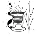 Moka Pot tattoo design idea