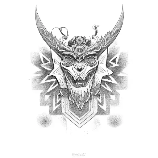 número 17 romano tattoo design idea