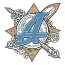 The Dodgers logo tattoo design idea